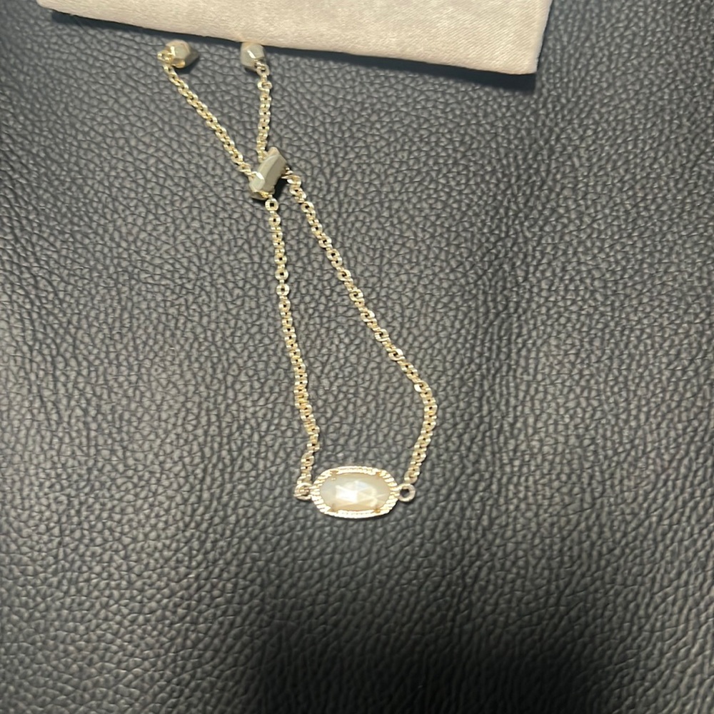 Kendra Scott Elaina gold adjustable pull bracelet